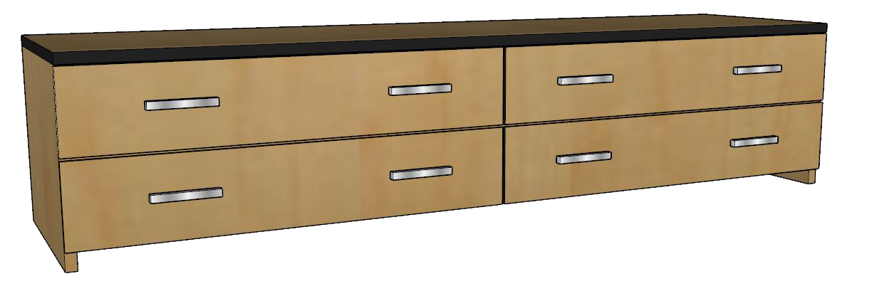 Contempo 4 Drawer Under Bed Unit